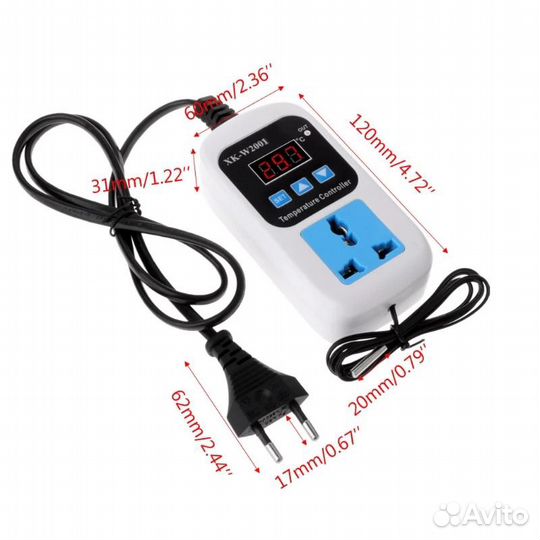 Терморегулятор розеточный