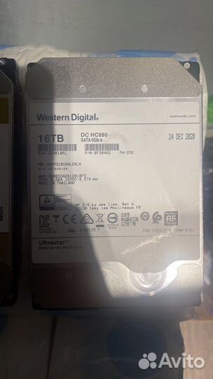 Жесткий диск WD Western Digital 16 tb