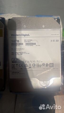 Жесткий диск WD Western Digital 16 tb
