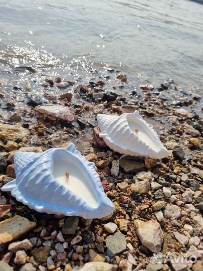 Ароматическая свеча в гипсе