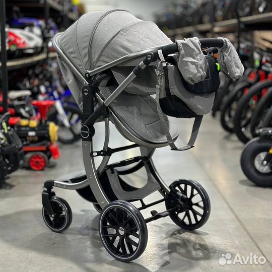 Коляска 2 в 1 Platinum series gray