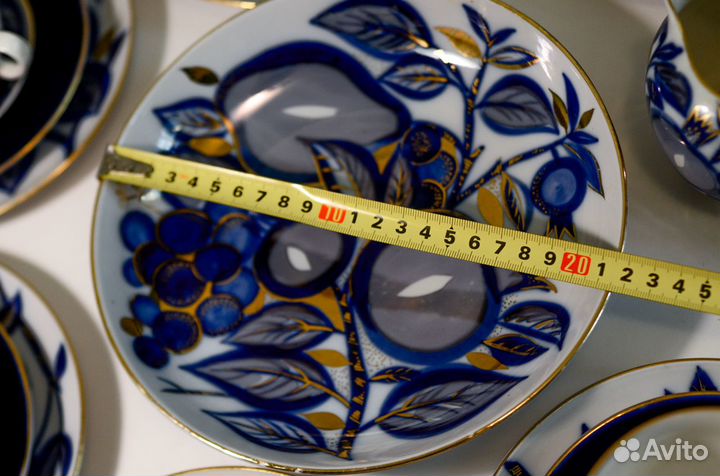 Чайный фарфоровый сервиз 