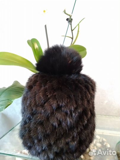 Шапка-вязанная норка