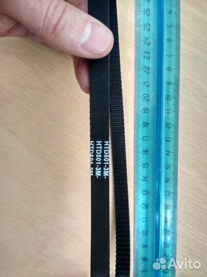 Ремень зубчатый резиновый HTD501-3M, ширина -10 мм