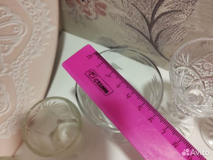 Рюмки СССР стопки СССР в добор хрусталь СССР