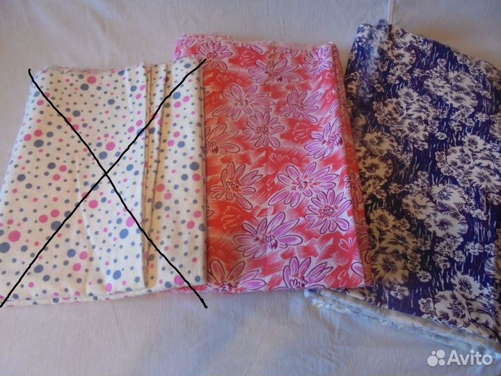 Отрезы ткани байка фланель времен СССР