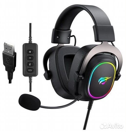 Игровая гарнитура havit H2002P USB чёрный