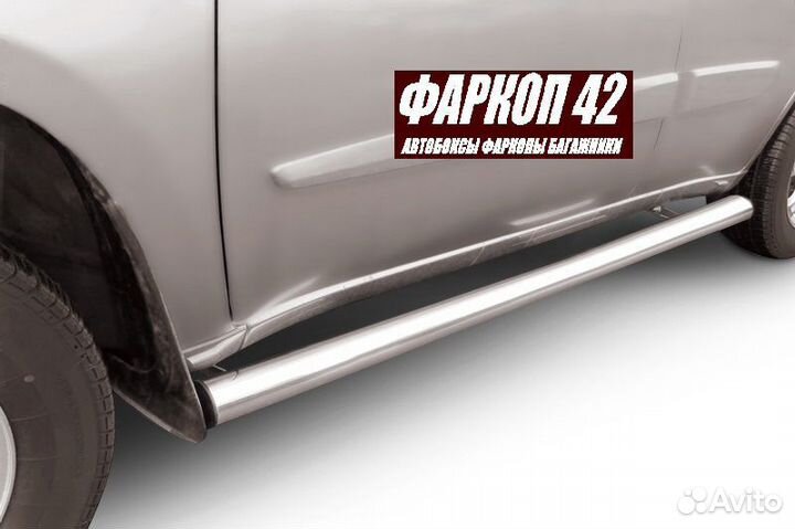 Защита порогов Chery tiggo FL (2013)