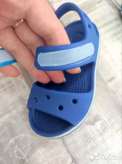 Сандалии crocs c5 синие