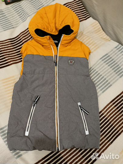 Жилетка детская утепленная на мальчика