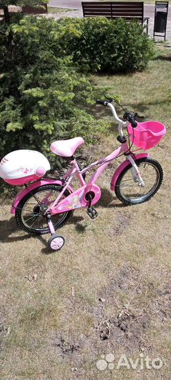 Детский велосипед для девочки 3-5 лет