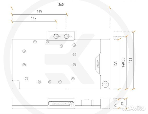 EK-Quantum Vector² Strix/TUF RTX 4090 D-RGB