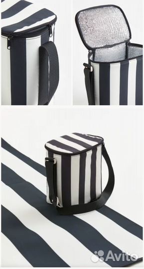 Сумка-холодильник и одеяло для пикника hm home