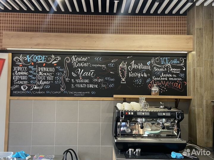 Меловые доски Меню Роспись на меловой доске