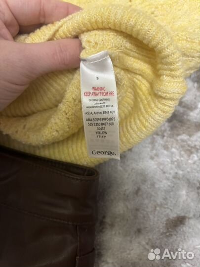 Джемпер желтый женский 42-44