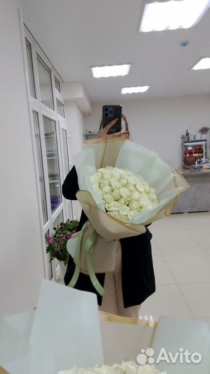 151, 101, 51 Роза Букет Доставка