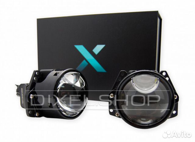 Светодиодные Bi Led линзы Dixel YH3D 5000к (2шт)