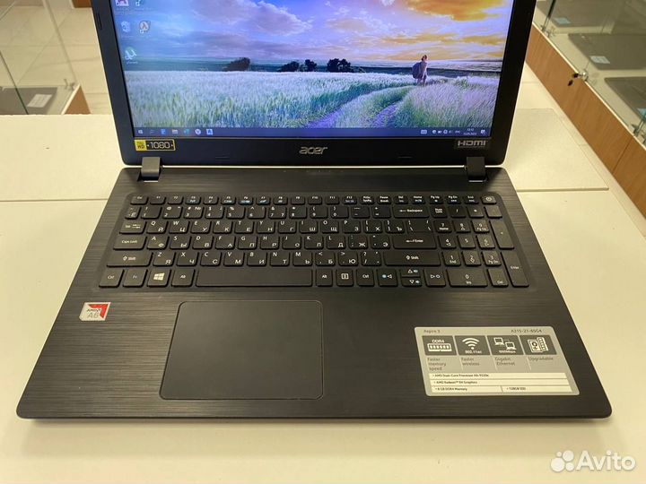Ноутбук Acer Aspire 3 (A6/ 6gb ram/SSD/ Radeon R4)