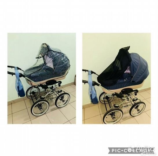 Коляска navington caravel blue