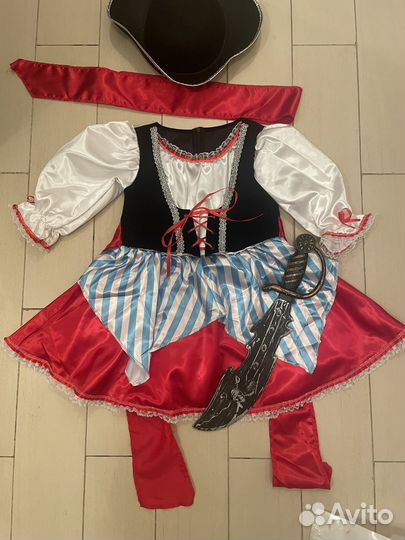 Костюм пирата для девочки