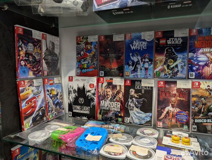 Картриджи Nintendo Switch обмен\прокат