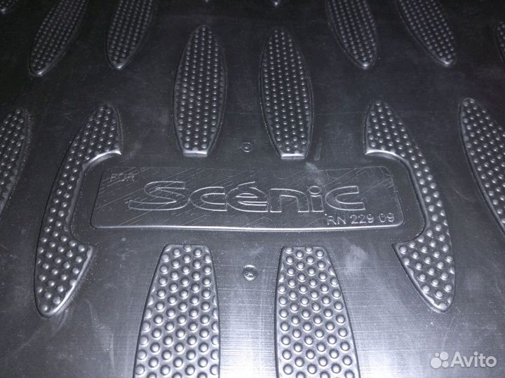 Коврик в багажник Рено Сценик 3. Новый