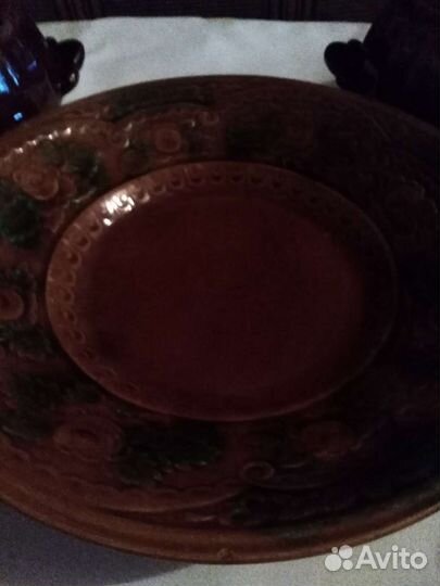 Керамические горшочки с блюдом