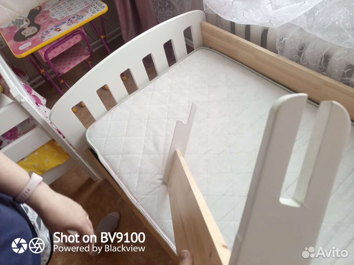 Детская кровать 160 на 80 с матрасом