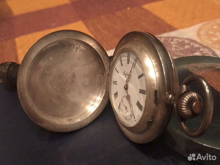 Часы карманные confucius, серебряные.Франция