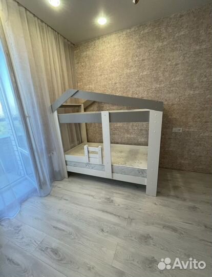 Детская кровать 80 160 домик