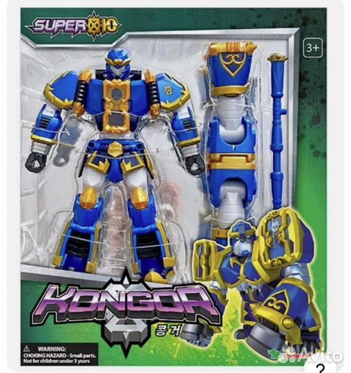 Робот трансформер Супер10 оригинал young toys