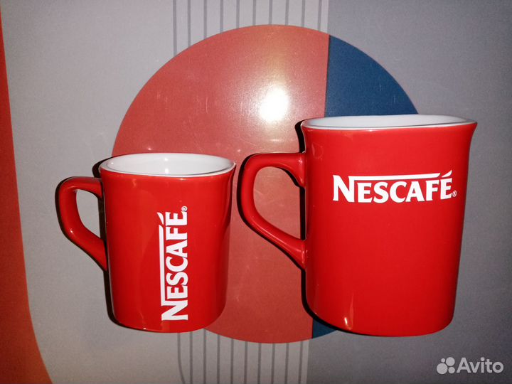 Кружки Nescafe красные набор