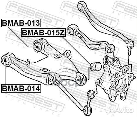 Сайлентблок рычага BMW 5(F10) /7(F01) зад.подв