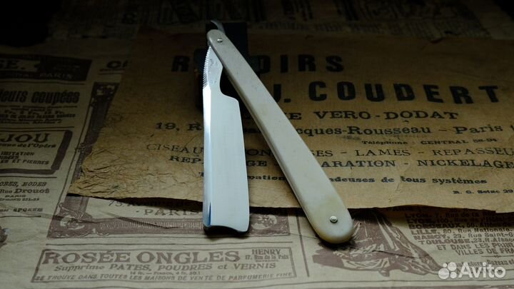 Французская опасная бритва Dubreul - Renaut. Ножан