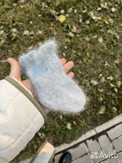 Пуховые детские носки