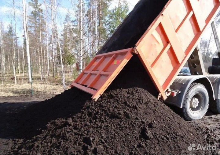 Чернозем торф торфогрунт для сада