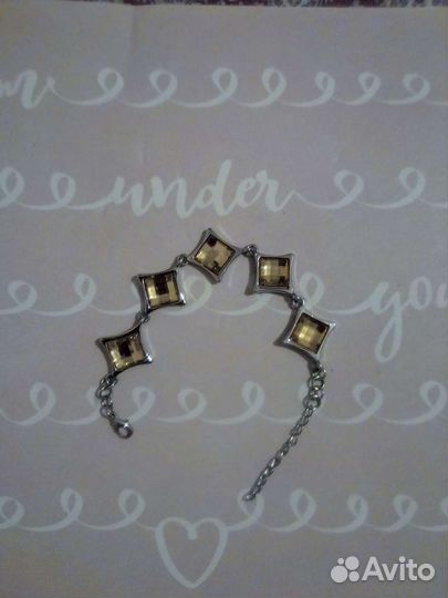 Браслет с цирконами