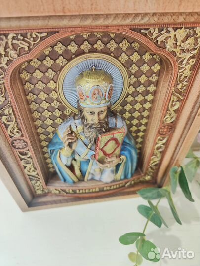 Резня икона Святой Василий Великий