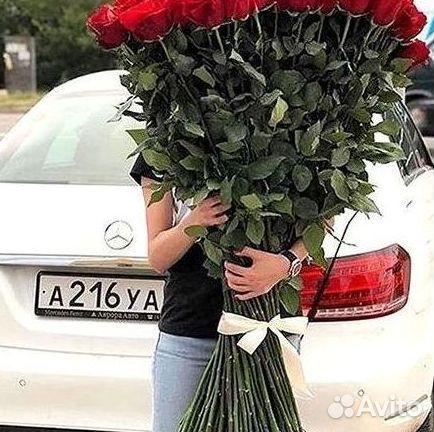 Высокие розы