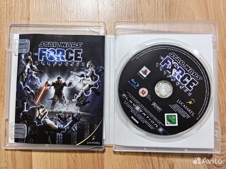 Star wars the force unleashed диск PS3