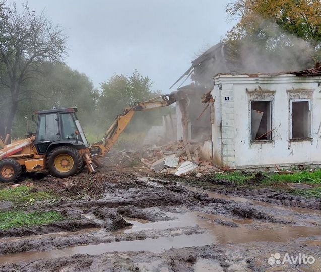 Демонтаж и снос домов под ключ