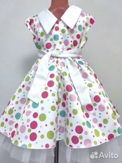 Платье стиляги в горох