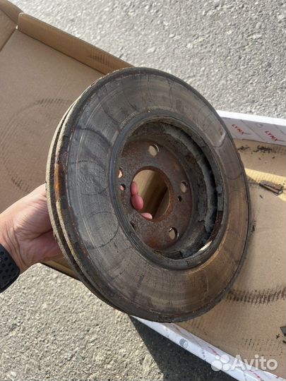 Тормозные диски передние тойота