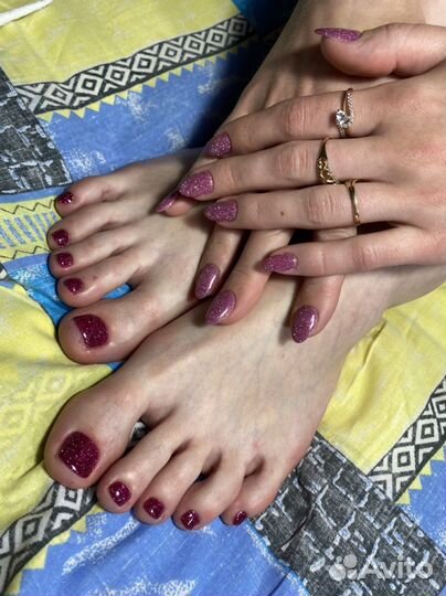 Наращивание ногтей на дому