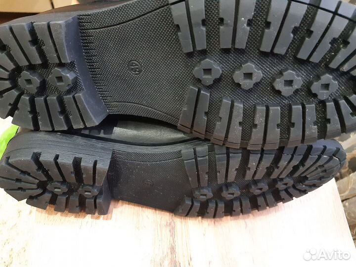 Зимние ботинки, натуральная кожа и мех