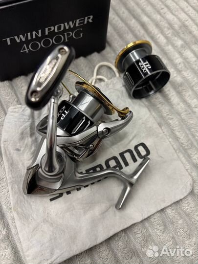 Катушка shimano 15 twin power 4000 pg