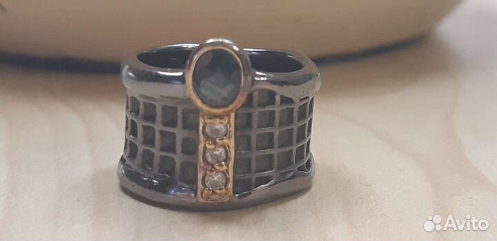 Серебряное кольцо мужское