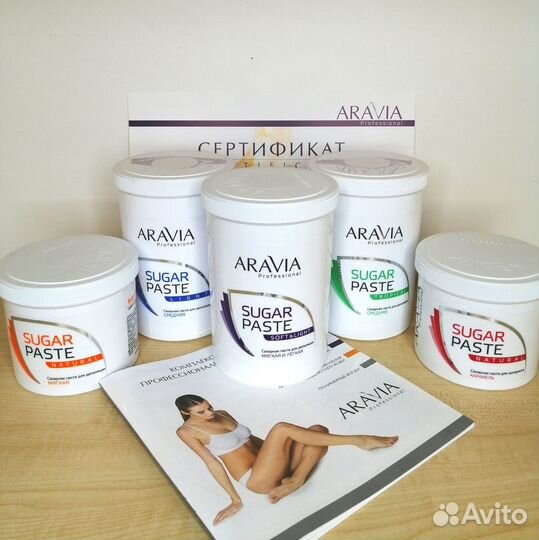 Паста для шугаринга депиляции aravia