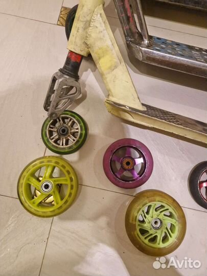 Самокат трюковой кастом по частям парк стрит