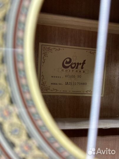 Гитара cort AC100 SG